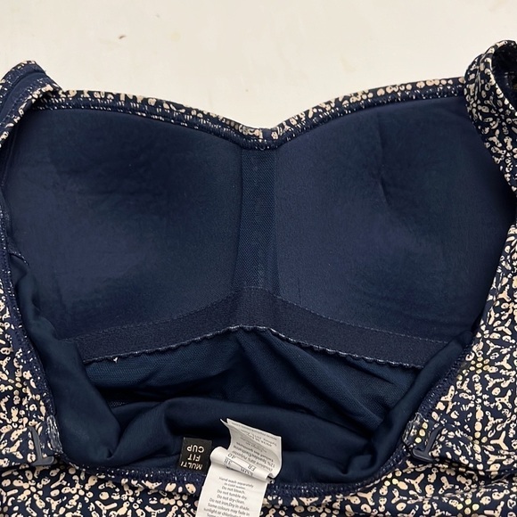 BOND EYE ONE PIECE SWIMSUIT Nip Tuck Shirred Maillot Stripe Size 8 - Picture 6 of 8